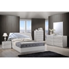 Barcelona Bed in High Gloss Silver Line - GLO-BARCELONA-116-BED