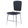Ariana Dining Chair, Black/Chrome - GLO-D1071DC-M