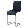 Sophie Bar Stool in Black and Chrome - GLO-D1086BS-M
