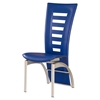 Sabrina Dining Chair - Blue, Silver Legs - GLO-D290NDC-BLUE