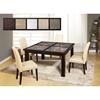 Dynasty Marble Stone Dining Table in Wenge - GLO-DYNASTY-BROWN-D041DT-M