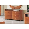 Emily Contemporary 6 Drawer Oval Dresser - GLO-EMILY-XX-DR