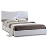 Eva Bed in High Gloss White - GLO-EVA-120-BED