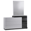 Lexi Dresser, Silver Line/Zebra Gray - GLO-LEXI-982A-D
