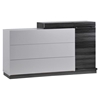 Lexi Dresser, Silver Line/Zebra Gray - GLO-LEXI-982A-D