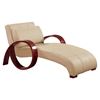 Relax Leather Chaise Lounge in Cappuccino - GLO-R963-RLX