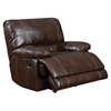 Cristian Glider Recliner Chair -  Brown Leather - GLO-U1953-G-R-M