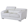 Caitlyn Sofa Set with Headrest - White - GLO-U7090-L6R-SET