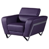 Braden Sofa Set with Headrest - Natalie Purple - GLO-U7120-R6U6-P-SET
