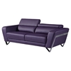 Braden Sofa Set with Headrest - Natalie Purple - GLO-U7120-R6U6-P-SET