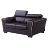 Mikayla Loveseat with Headrest Function in Chocolate/Dark Cappuccino - GLO-U7190-L6R-L