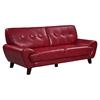 Juliana Leather Sofa Set in Blanche Red - GLO-U7400-SET