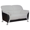 Maxwell Sofa Set in Light Gray/Black - GLO-U9103-GR-BL-SET