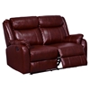 Nolan Reclining Sofa Set in Burgundy Leatherette - GLO-U9303-BUR-SET