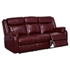 Nolan Leatherette Reclining Sofa, Burgundy - GLO-U9303-BUR-R-S-M