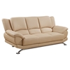 Jesus Leather Sofa Set - Cappuccino - GLO-U9908-CAP-M-SET