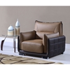 Kaden Leather Chair - Brown - GLO-UFY220-RV-CH