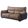 Kaden Sofa in Brown Leather - GLO-UFY220-RV-S