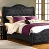 Trieste Tufted Fabric Bed in Pewter - HILL-1638BXRT