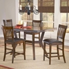 Arbor Hill Non-Swivel Counter Stool in Colonial Chestnut (Set of 2) - HILL-4232-822