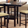 Arcadia Espresso Counter Height Dining Set - HILL-4180DTBSG