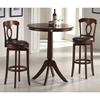 Corsica Swivel Counter Stool in Brown - HILL-4166-828