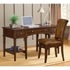 Gresham Wooden Desk and Chair Set in Cherry - HILL-4379GD