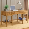 Gresham Wooden Desk and Chair Set in Medium Oak - HILL-4337GD