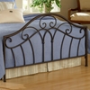 Josephine Arched Metal Bed in Metallic Brown Finish - HILL-1544B