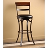 Kennedy 30" Swivel Bar Stool with Cherry Wood Top - HILL-4912-830