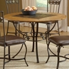 Lakeview Round Dining Table with Slate Inset - HILL-4264DTBRD