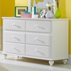 Lauren 6-Drawer Dresser in White - HILL-1528-717W