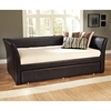 Malibu Brown Leather Daybed with Trundle - HILL-1519DBT