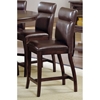 Nottingham 24" Counter Stool - Brown Leather - HILL-4077-822