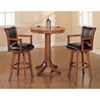 Park View 3 Piece Bar Set with Traditional Stools - HILL-4186PTBS