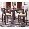 Tiburon 5 Piece Counter Height Dining Set in Espresso - HILL-4917DTBSG