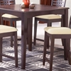 Tiburon 5 Piece Counter Height Dining Set in Espresso - HILL-4917DTBSG