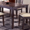 Tiburon Espresso Dining Table with 4 Chairs - HILL-4917DTBC