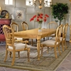 Wilshire 7 Piece Rectangle Dining Set with Arm Chairs - HILL-450XDTBRCTCSC
