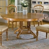 Wilshire Round Dining Table with Extension Leaf - HILL-450XDTBRND