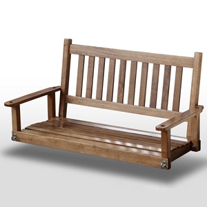 Plantation 50 Slatted Porch Swing - Maple Stain 