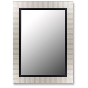 Damian Parma Silver Mirror with Black Liner - Made in USA 