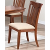 Karenina Side Chair - Slat Back, Beige Fabric Seat - ICON-CH51-UP