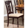 Gatsby 7 Piece Oval Extending Dining Set - Cut-Out Back Chairs, Mocha - ICON-OV90-DT-CH52-SET