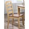 Avelina 5 Piece Extension Dining Set - Ladder Chairs, Honey & Sand Finish - ICON-RT-67-DT-HN-SD-SET