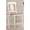 Napoleon Back 24" Counter Stool - Caramel and Biscotti - ICON-STC53-CL-BI