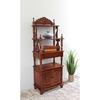 Victorian Bookcase with Cabinet - Carved Accents - INTC-3810