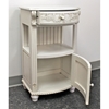 Antique White Telephone Stand - 1 Drawer - INTC-3973-AW