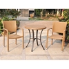 Barcelona Round Bistro Table - Honey Wicker - INTC-4203-RD-HY