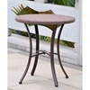Barcelona Round Bistro Table - Antique Brown Wicker - INTC-4203-RD-ABN